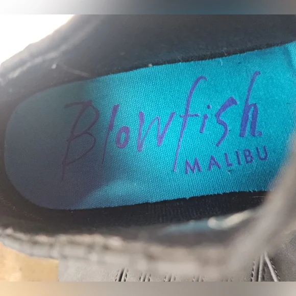 Size 8- Blowfish Malibu Vegan Ankle Western Cowboy Boots Booties- black - Picture 7 of 9